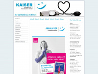 kaiser-sanitaetshaus.de Webseite Vorschau