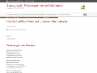 kalchreuth-evangelisch.de Webseite Vorschau