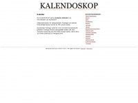 kalendoskop.de Webseite Vorschau