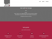 kali-bar.de Webseite Vorschau