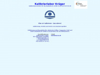 kalibrierlaborkrueger.de Webseite Vorschau