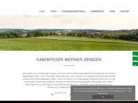 kaminfeger-zbinden.ch Webseite Vorschau