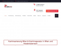 kaminsanierungsnotruf.at Webseite Vorschau