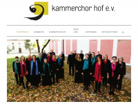 Kammerchor-hof.de