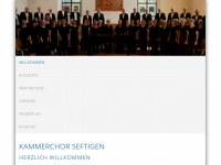 kammerchor-seftigen.ch Webseite Vorschau