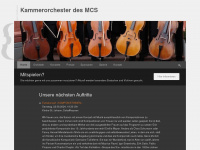 kammerorchester-mcs.ch Webseite Vorschau