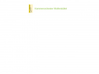 kammerorchester-wolfenbuettel.de Webseite Vorschau