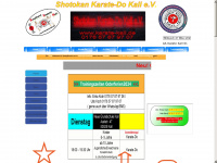 kampfkunst-karate-kall.de Webseite Vorschau