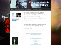 kampfsportschule-bushidocoburg.de Webseite Vorschau