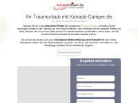 kanada-camper.de Webseite Vorschau