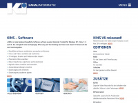 kanalinformatik.ch Webseite Vorschau