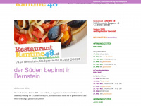 kantine48.at Webseite Vorschau