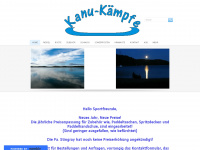 kanu-kaempfe.de Webseite Vorschau