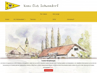 kanuclubschwandorf.de Webseite Vorschau