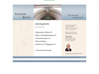 kanzlei-biehs.de Webseite Vorschau