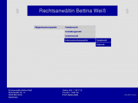 kanzlei-bettina-weiss.de Webseite Vorschau
