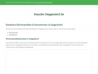 kanzlei-deggendorf.de Webseite Vorschau