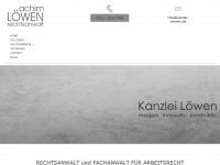 kanzlei-loewen.de Webseite Vorschau