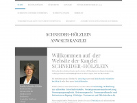 kanzlei-schneider-hoelzlein.de Webseite Vorschau