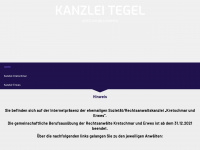 kanzlei-tegel.de Webseite Vorschau
