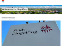 dingolfing.de Webseite Vorschau