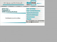 bawa-bau.de Webseite Vorschau