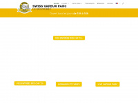 swissvapeur.ch Webseite Vorschau