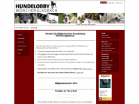 hundelobby-mg.de Webseite Vorschau