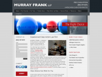 murrayfrank.com Webseite Vorschau