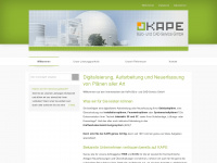 kape-gmbh.de Webseite Vorschau