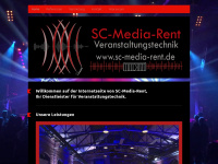 sc-media-rent.de Webseite Vorschau