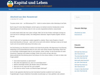 kapitalundleben.de Webseite Vorschau