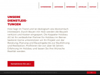 kappeler-holzbau.ch Webseite Vorschau