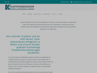 kappenberger-metallbau.de Webseite Vorschau