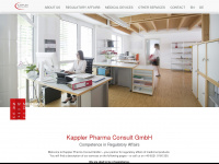 kapplerpharma.de Webseite Vorschau