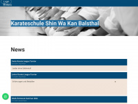 karate-balsthal.ch Webseite Vorschau
