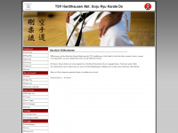 karate-hardthausen.de Webseite Vorschau