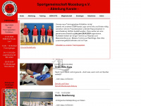 karate-moosburg.de Webseite Vorschau
