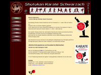 karate-schwarzach.de Webseite Vorschau