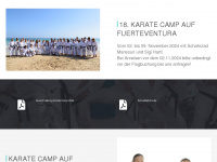 karatecamp.de Webseite Vorschau