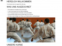 karateschulethun.ch Webseite Vorschau