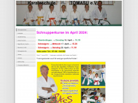 karateschule-tomasu.de Webseite Vorschau