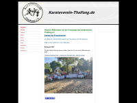karateverein-thalfang.de Webseite Vorschau