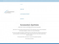 karawanken-apotheke.at Webseite Vorschau