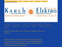 karch-elektro.de Webseite Vorschau