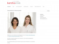 kardioviva.ch Webseite Vorschau