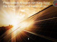 karg-solar.de Webseite Vorschau