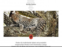 karibu-safaris.de Webseite Vorschau