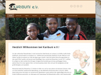 karibuni-ev.de Webseite Vorschau