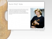 karin-wolf-viola.de Webseite Vorschau